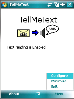 TellMeText Screenshot